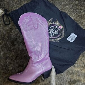 Southern Chic Pink Heeled Boots